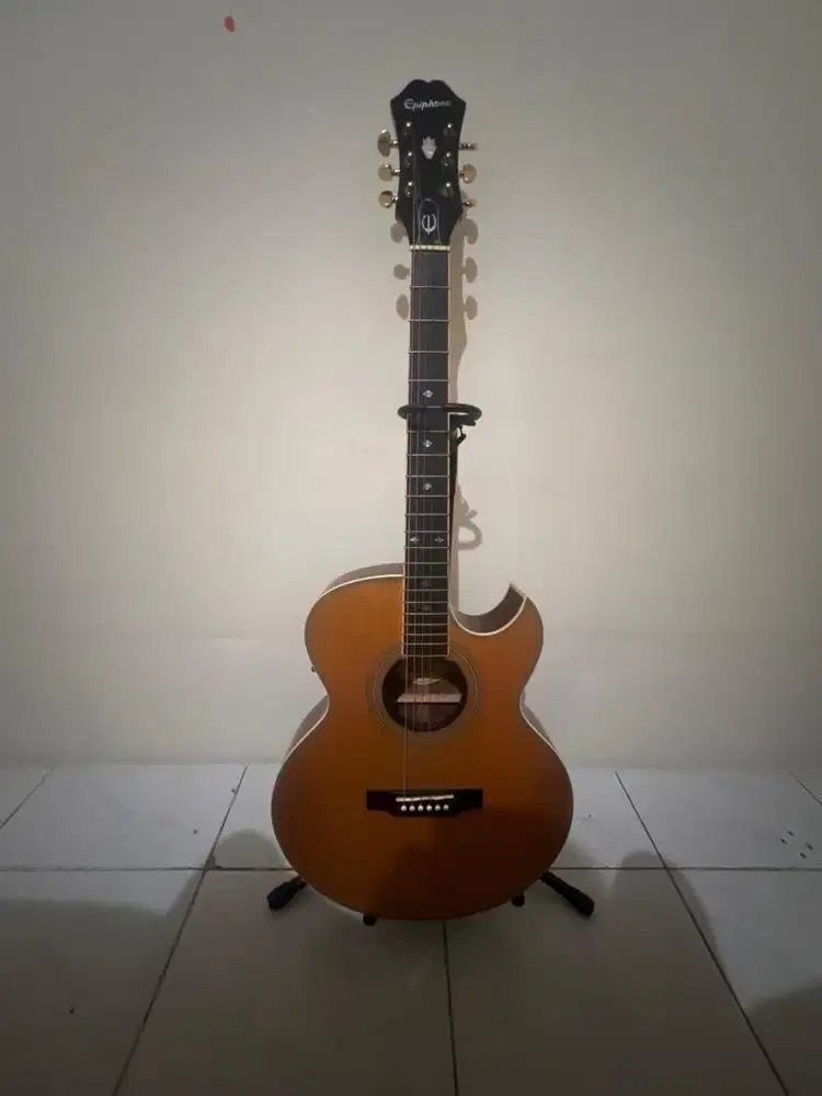 Gitar akustik Epiphone PR-5E/Natural Body with power-o
