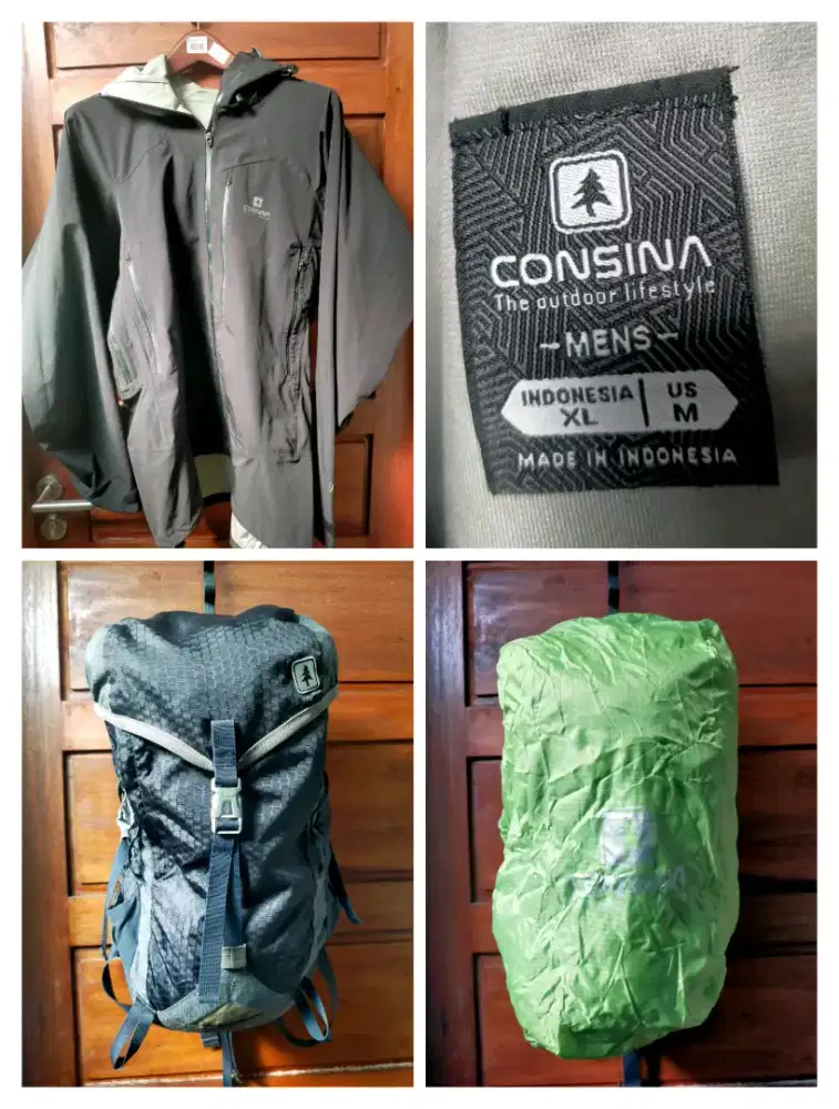Bundling Jaket Tas Consina Ori
