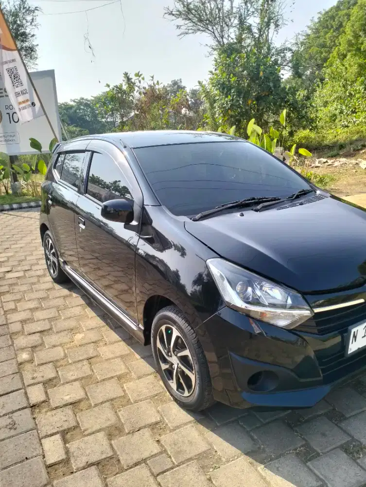 Ayla 1.2X 2019 M/T Hitam Facelift Low Km