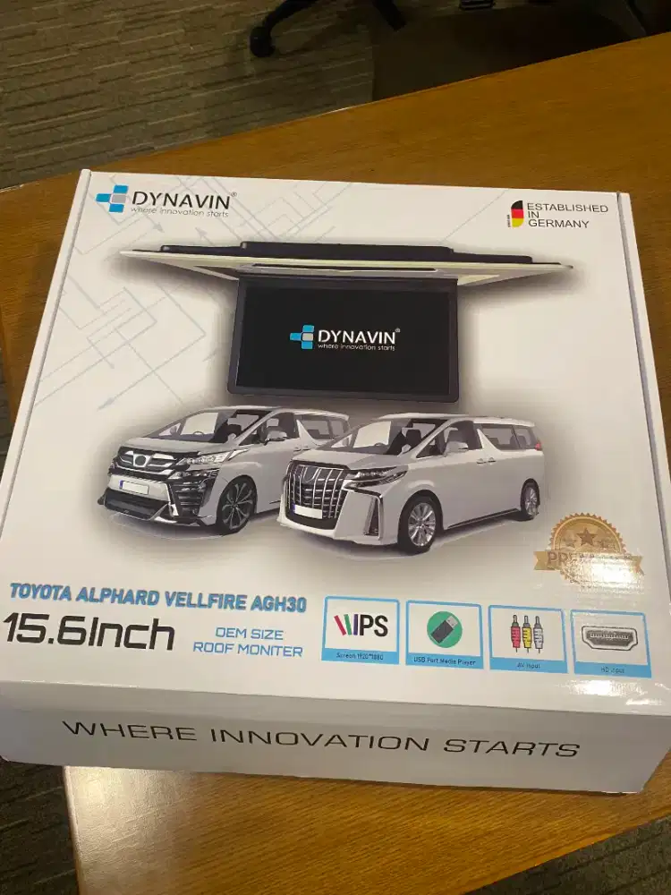 Dijual TV Belakang / Roof Monitor / Ceiling Monitor Alphard Bekas