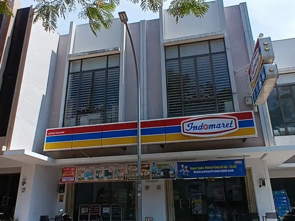 Dijual Ruko Gandeng 2 Lantai Beserta Indomaret Langsung Cuan!! Luas Total 9X14 Meter