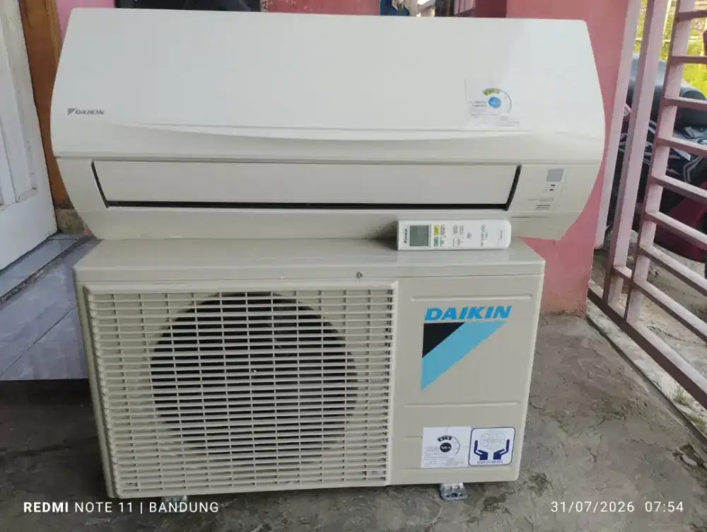 Ac Daikin Thailand R32 1pk kondisi 90%+pasang