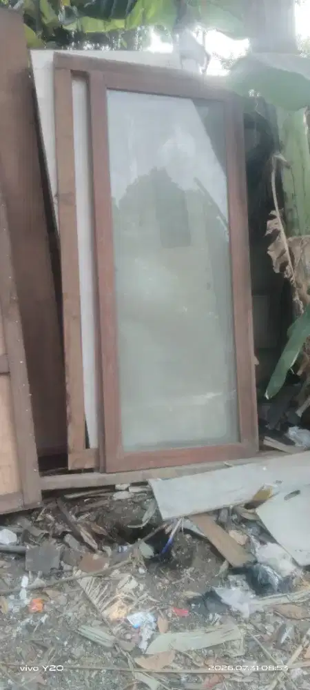 Daun pintu kaca 82*202