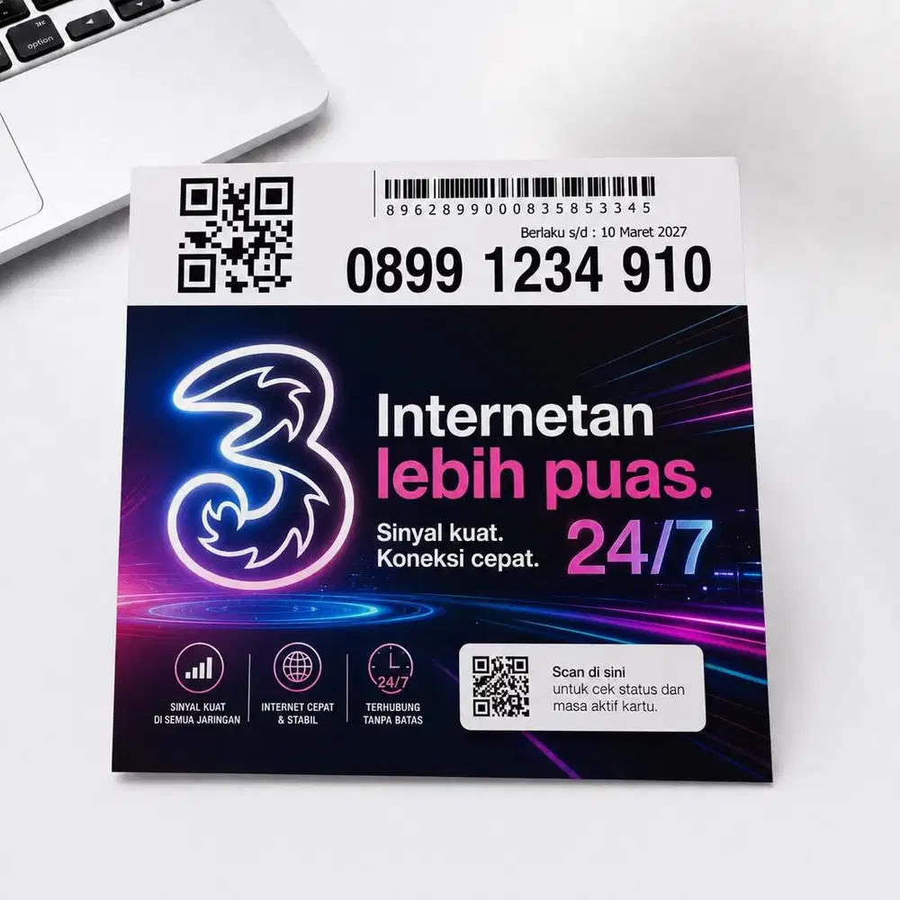 Tri Indosat Nomor Cantik 11 Digit Urut Naik