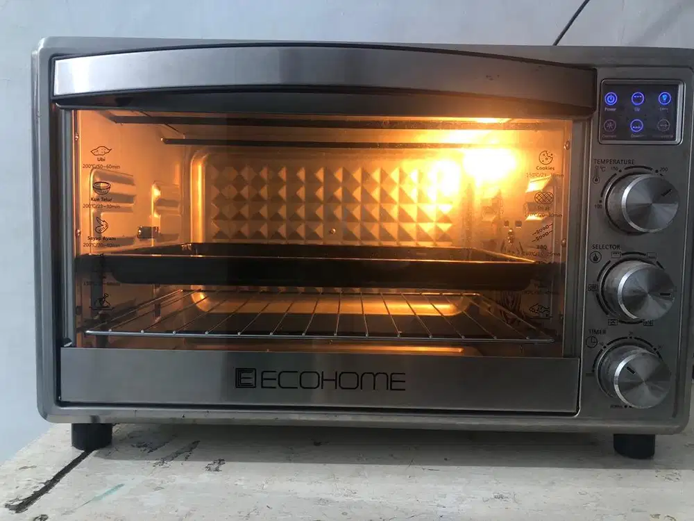 Dijual murah oven listrik platinum merk ecohome, bisa nego