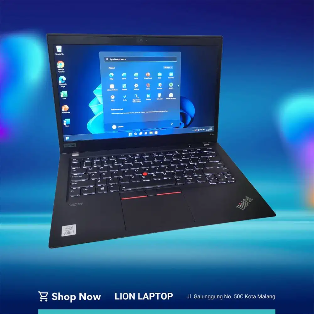 RAM 16GB Core i7 Gen 10 Slim SSD 256GB Lenovo Thinkpad T14S [31|07]