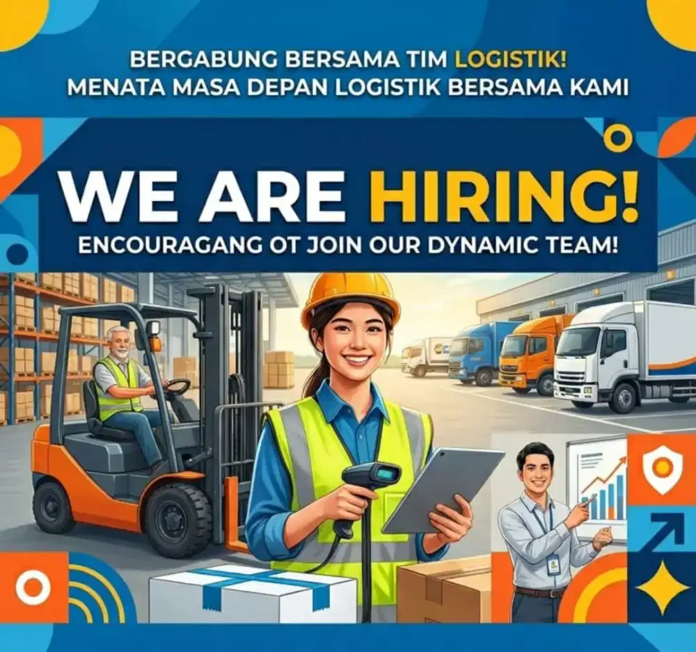 Perusahaan logistik sedang berkembang butuh karyawan segera