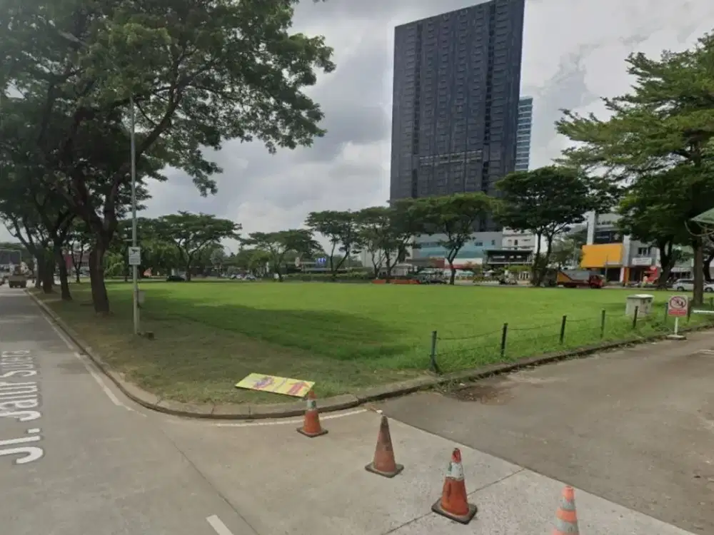 DISEWAKAN  Kavling Commercial Prime Bunderan Alam Sutera