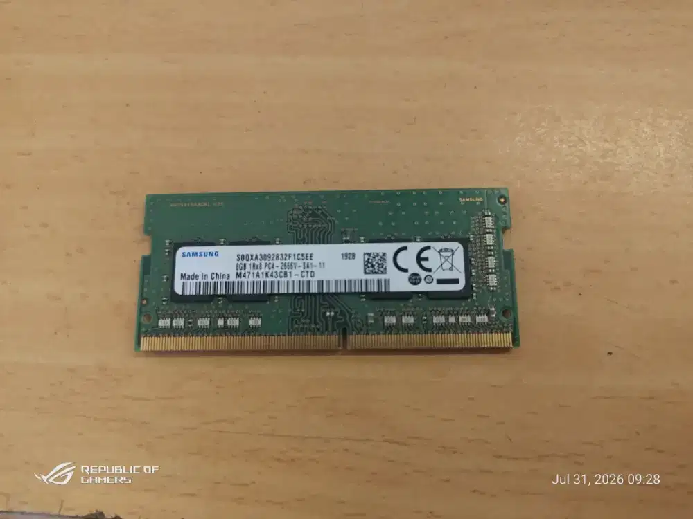 Ram sodimm ddr4 8gb