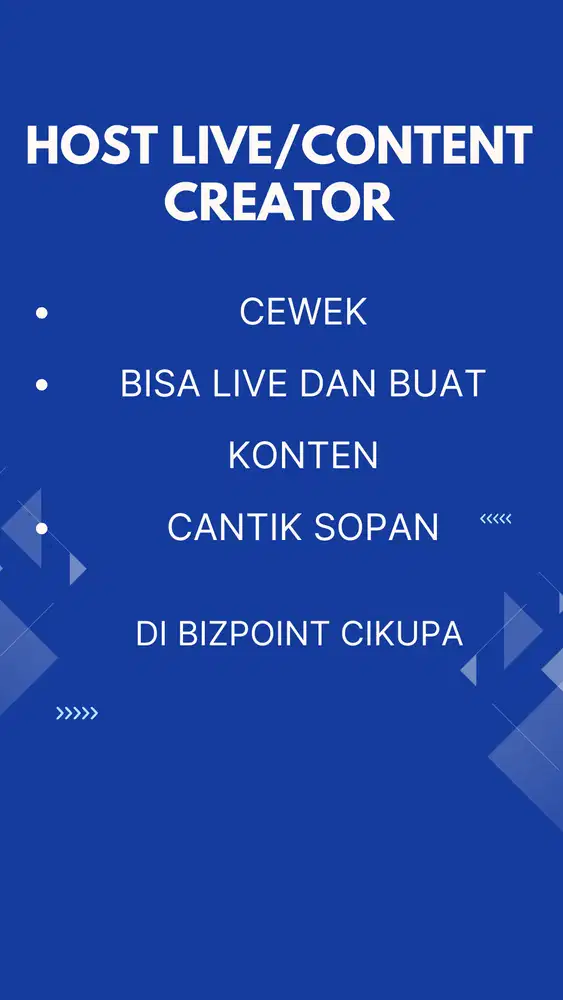 LOKER HOST LIVE ONLINE SHOP