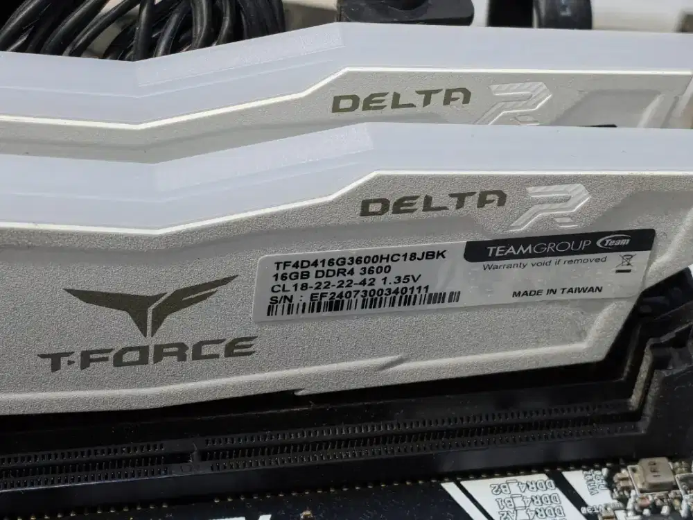 Ram DDR4  T-FORCE 16 GB X 2 PCS 3600 MHZ