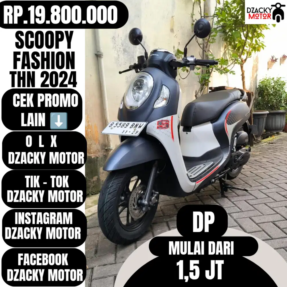 SCOOPY FASHION 2024 SECOND LIKE NEW