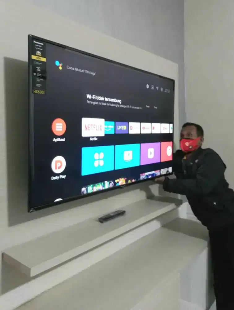 pasang & jual bracket buat gantungan tv led lcd di dinding kuat nyaman