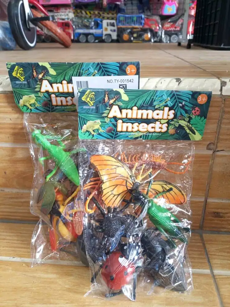 mainan anak animal insect isi 6