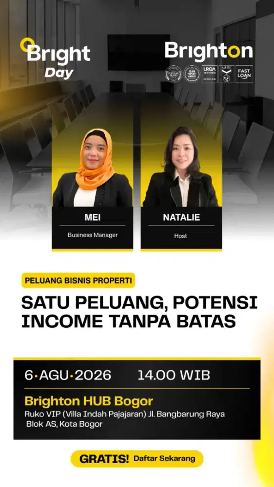 Jadi Pengusaha di bisnis property dengan komisi ratusan juta.