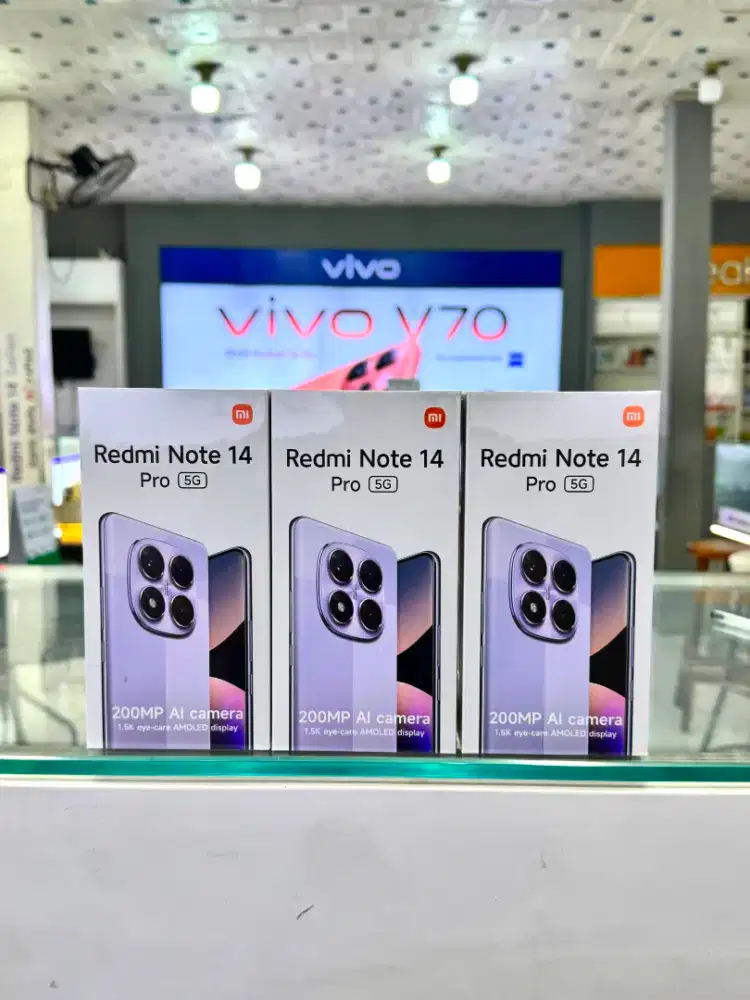 REDMI NOTE 14 PRO 5F 8/256 SEGEL BARU