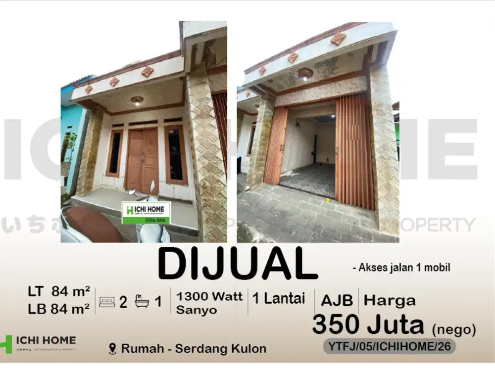 Rumah Super Murah Cantik Nyaman di Panongan Tangerang