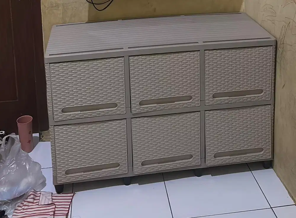 lemari susun 6 box