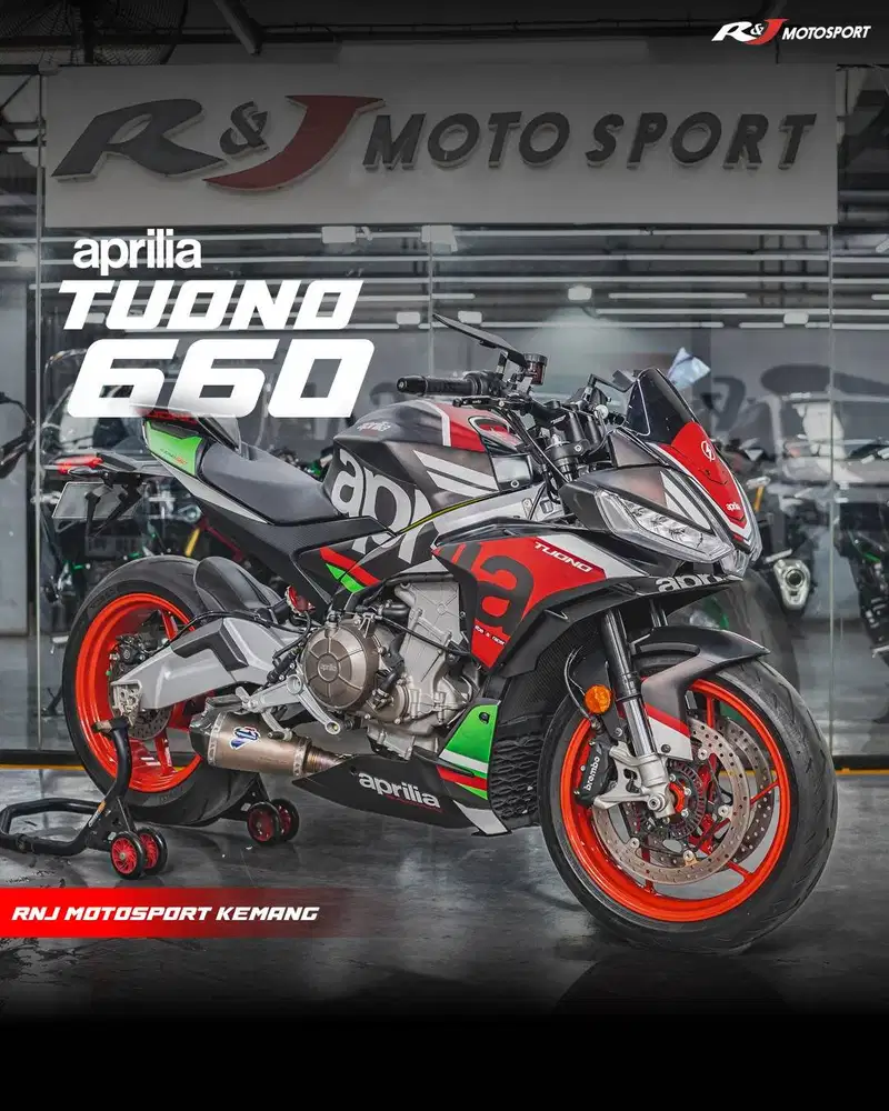 (STNK & BPKB) Aprilia Tuono 660 ZX10 Nik 2022 KM 5.000an Termignoni