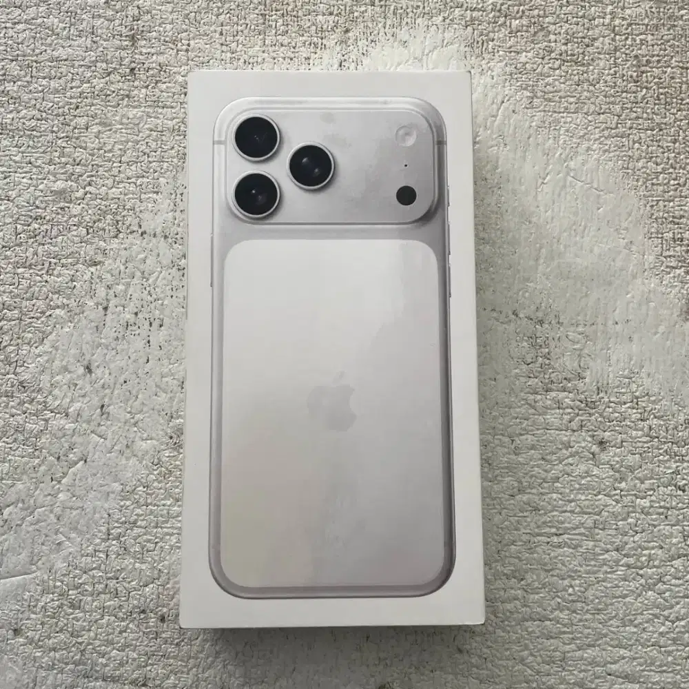 iPhone 17 Pro Max iBox PA/A Warna Silver 256GB -New segel.