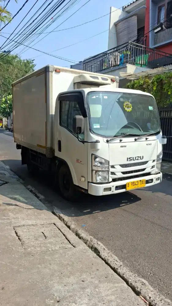 Isuzu ELF NLR X 100Ps box Ciller(fiber) orsinil 2018