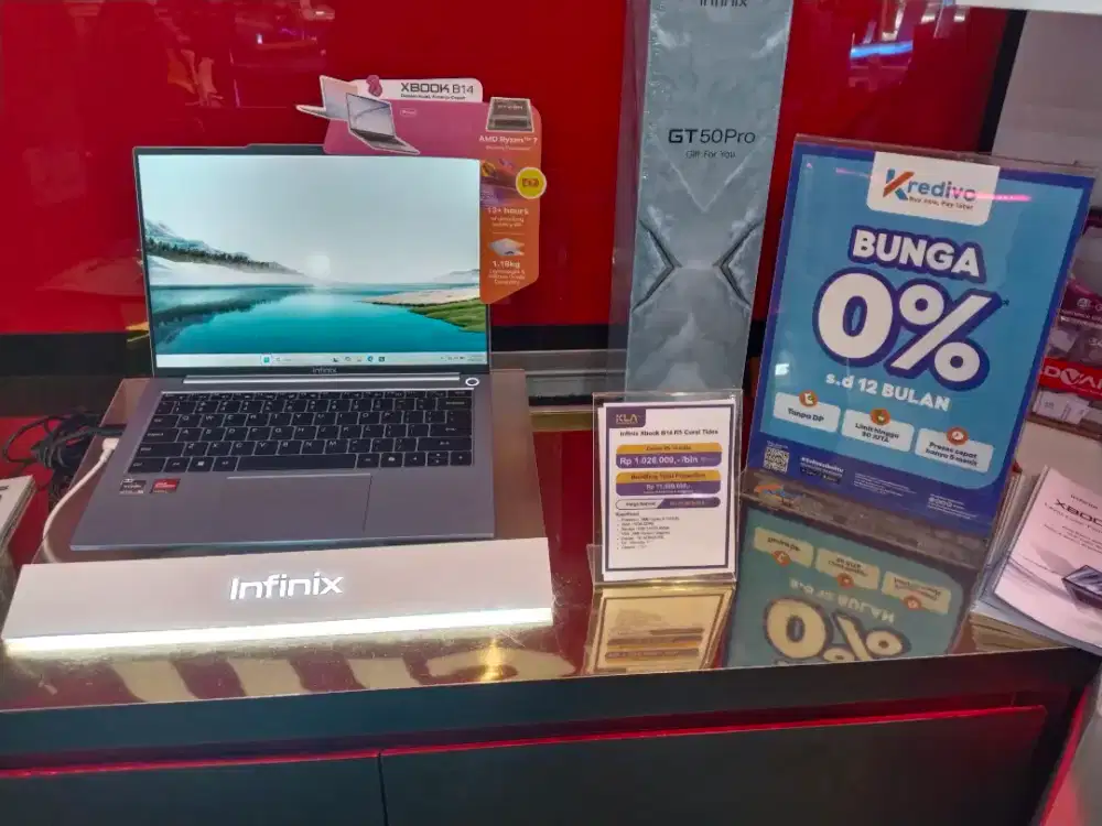 Promo Cicilan bunga 0% Laptop Infinix Xbook B14 R5 d KLA Komputer MTRM