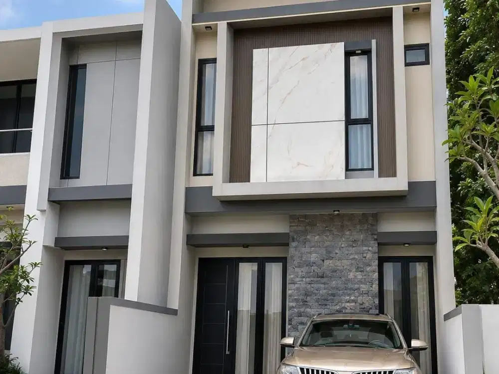 Dijual Rumah Gress Manyar Rejo Lebar 6 under 2M
