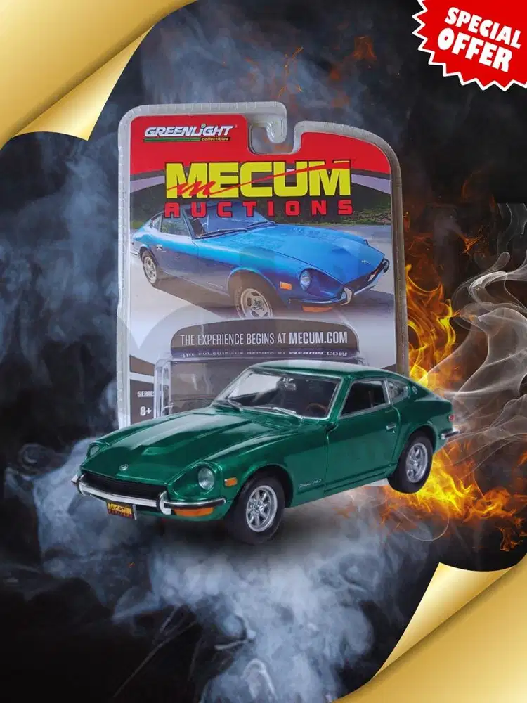 Greenlight Datsun 240Z GREEN MACHINES CHASE Mecum Auctions hijau Rare