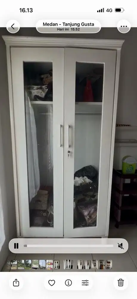Lemari  pakaian 2 pintu