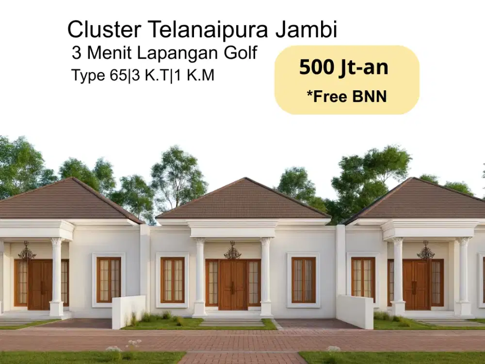 Rumah Cluster lokasi di Telanai