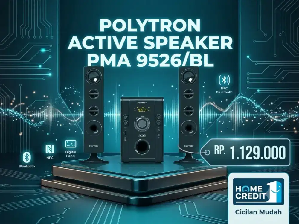 Let's go!!! Promo Speaker Active POLYTRON PMA 9526/BL