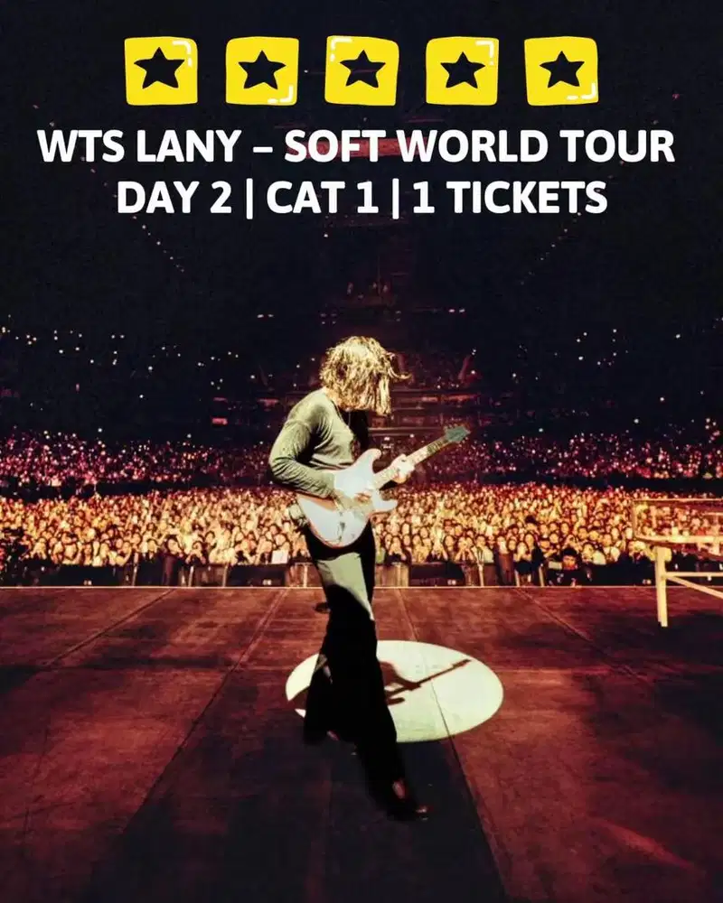 TIKET LANY - SOFT WORLD TOUR DAY 2