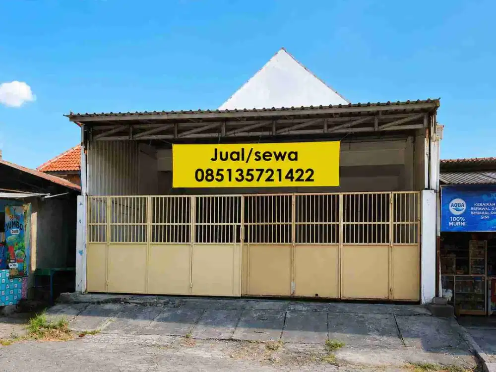 Jual rumah usaha di raya balas klumprik surabaya