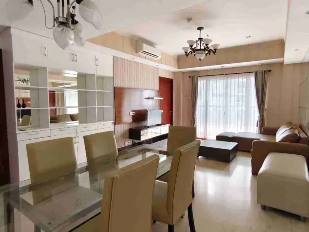 Siap HUni Dijual Unit Apartemen Royal Mediterania Garden Residence Jakarta Barat Kondisi Furnished Tipe 3 BR