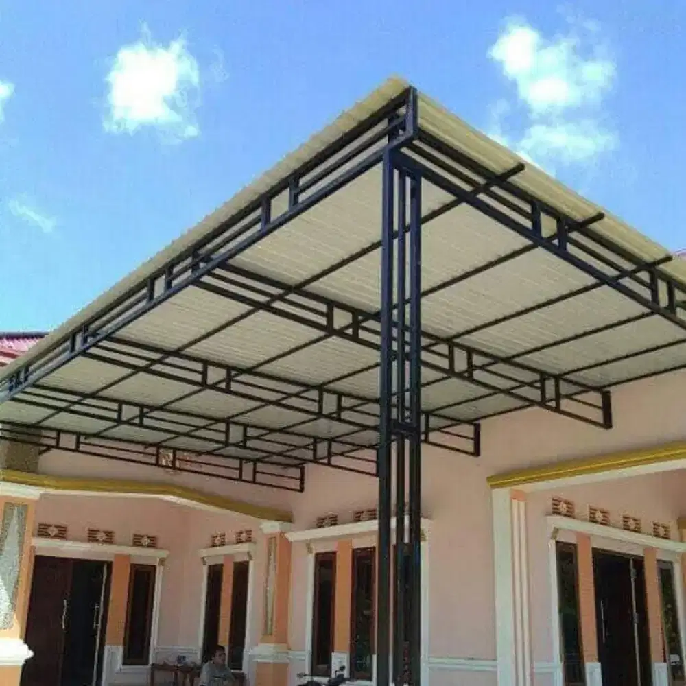 KANOPI BAJA RINGAN, TRALLIS ,PAGAR,BALKON DLL