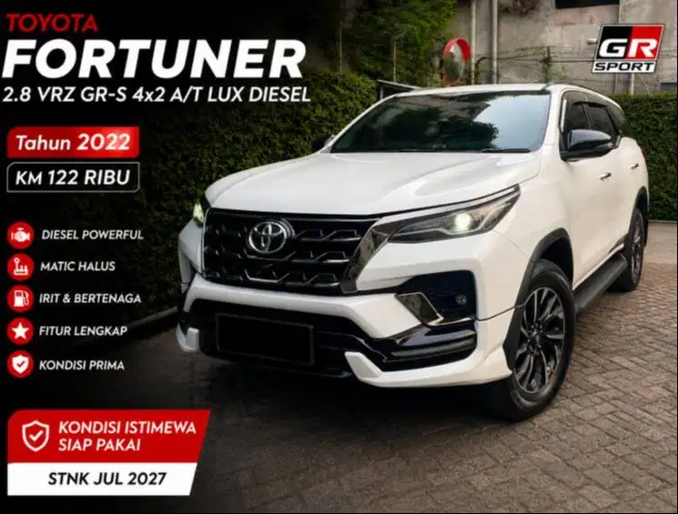 FORTUNER 2.8 VRZ GR-S 4x2 A/T LUX DIESEL