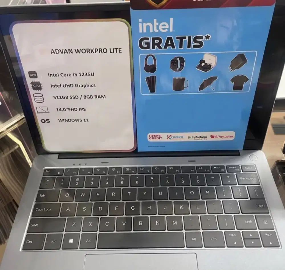 Laptop Advan Workpro lite promo cicilan tanpa dp