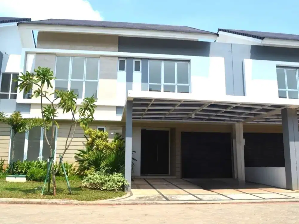 Rumah 2lt luas 12x20 240meter 4KT Cluster Palm Spring JGC Jakarta Garden City
