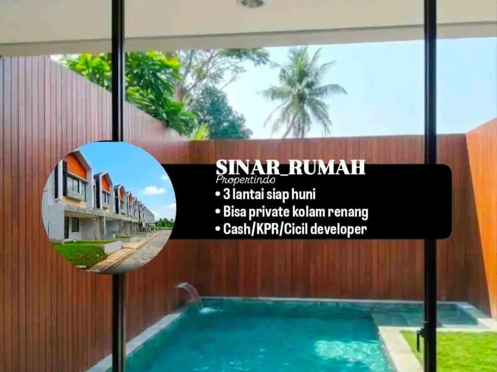 Siap huni di Bali resort Bogor 2lantai