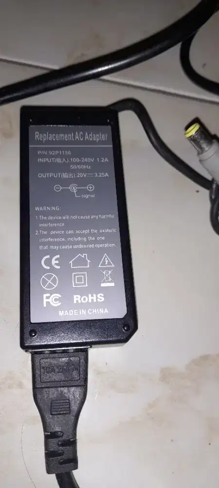 ROHS Replacement AC Adaptor