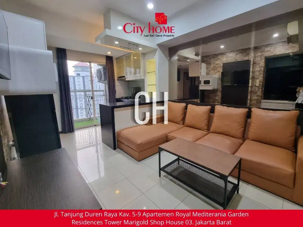 Sewa Apartemen Furnished di Royal Mediterania Garden Residences