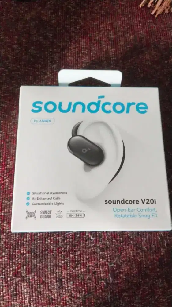 Headset bluetooth soundcore V20i