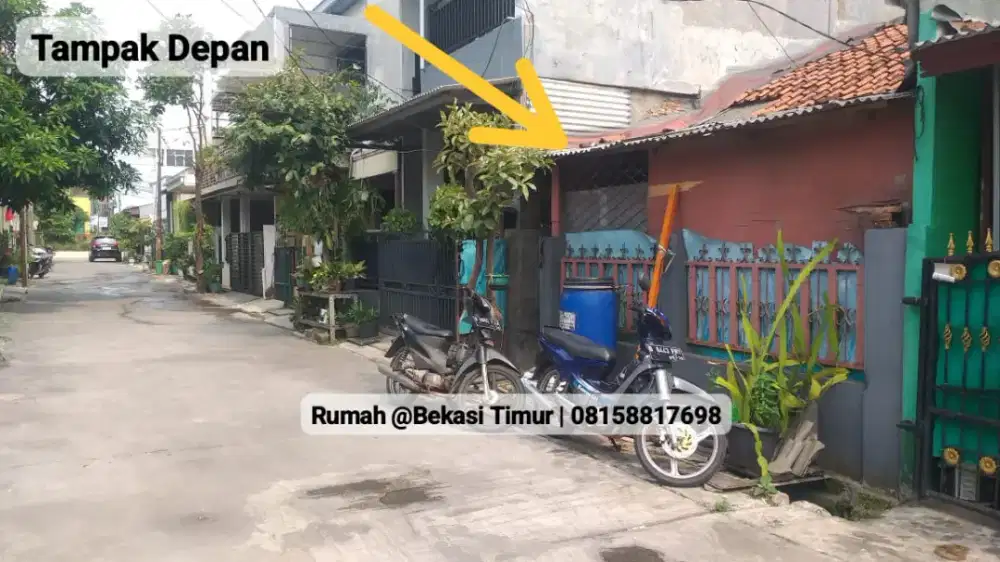 Dijual Rumah Tua Murah Perumahan Pondok Timur Indah Bekasi Timur