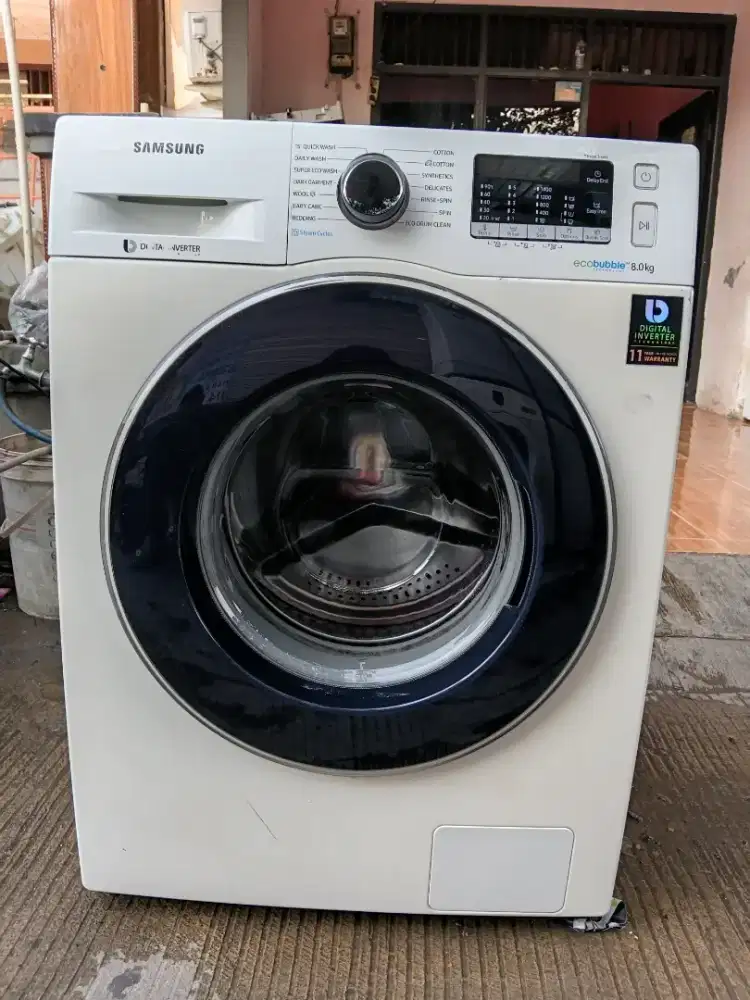 Mesin cuci frontloading samsung inverter 8kg normal siap pakai