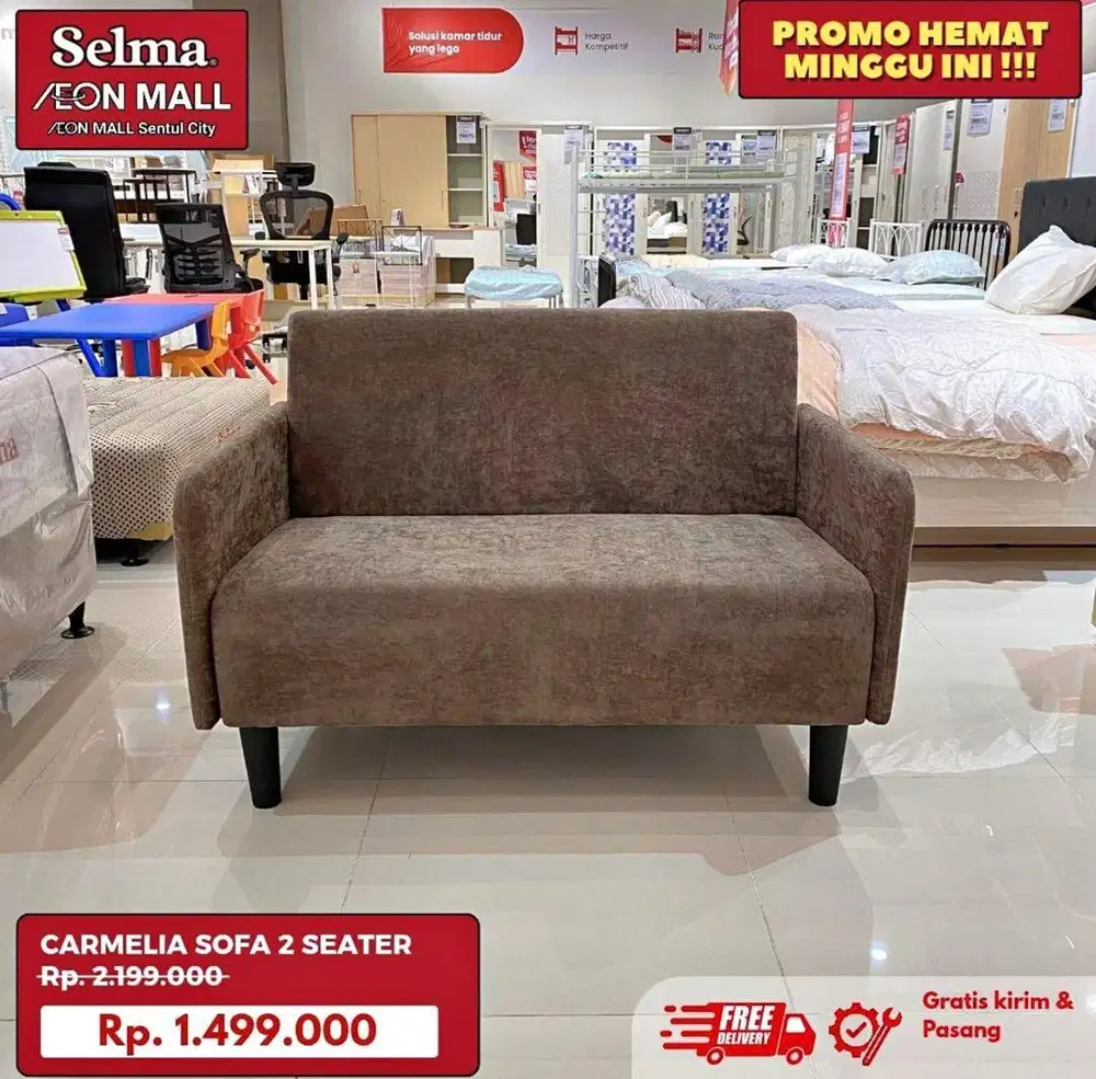 Carmelia brown 2 seater