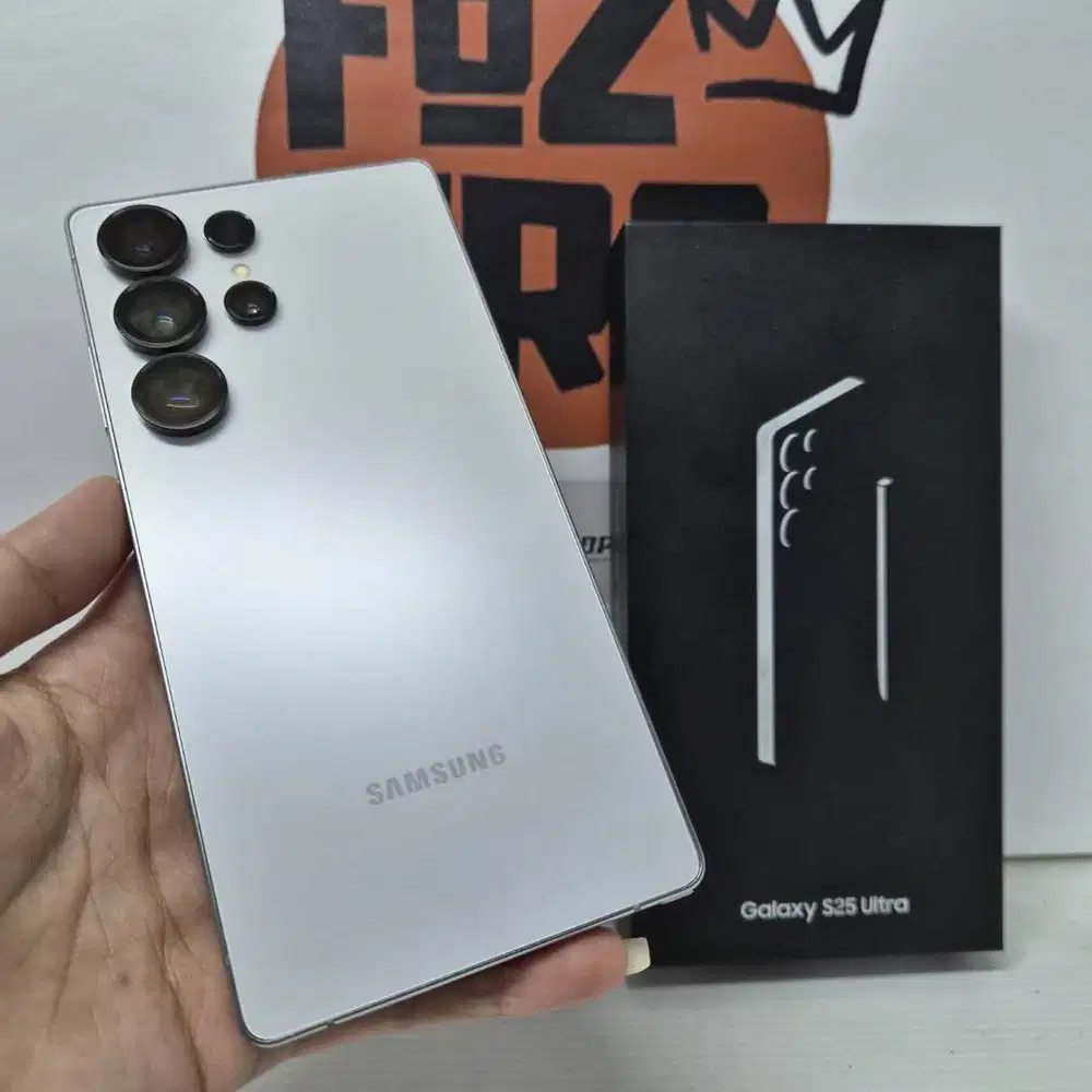 Samsung S25 Ultra White 12/512GB FULLSET Mulus No Minus Ex Sein