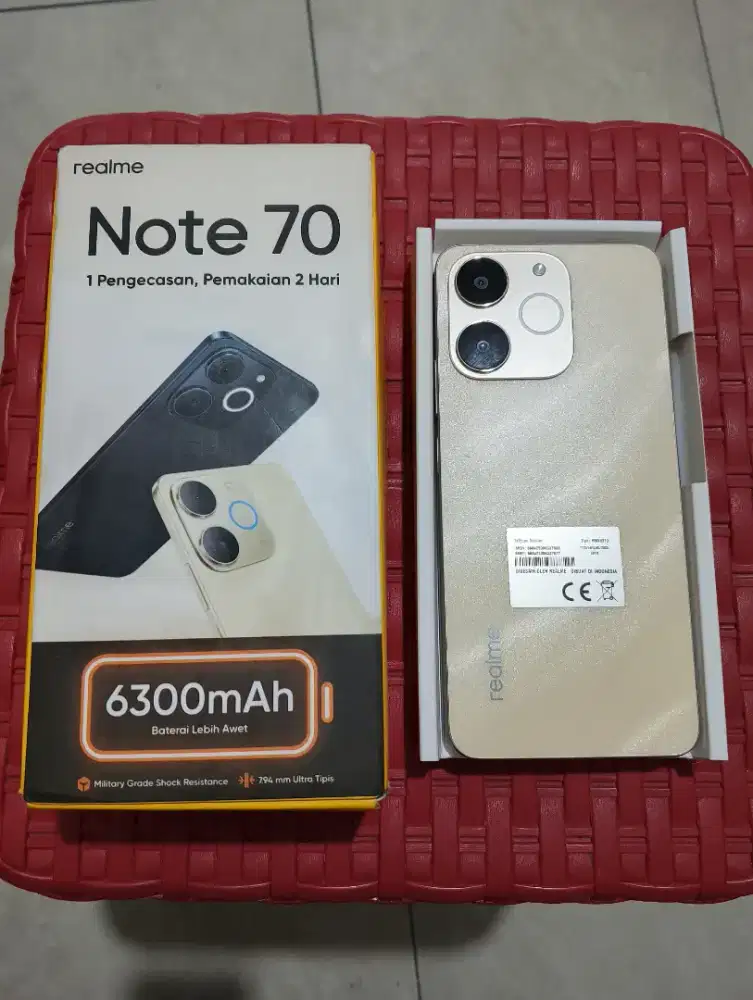 REALME NOTE 70 RAM 4+8/128GB FULLSET ORI BERGARANSI