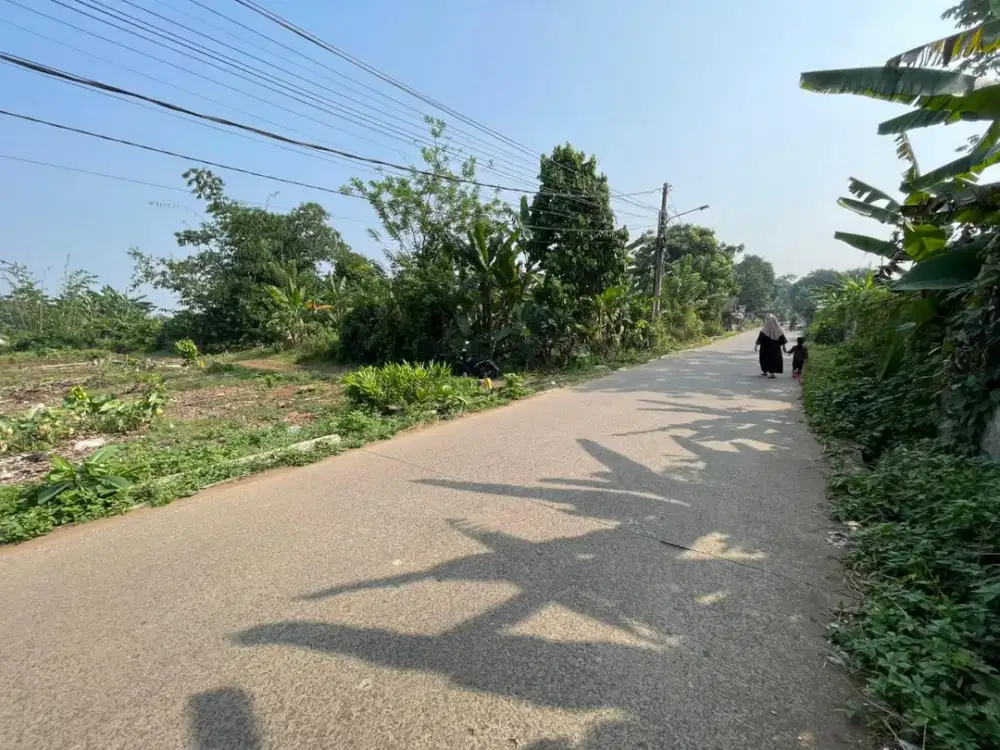 Akses 2 Mobil - Miliki Tanah Termurah di Cisauk - SHM 100Jtan - Strategis Dekat Stasiun Jatake - 10 menit Tol Legok