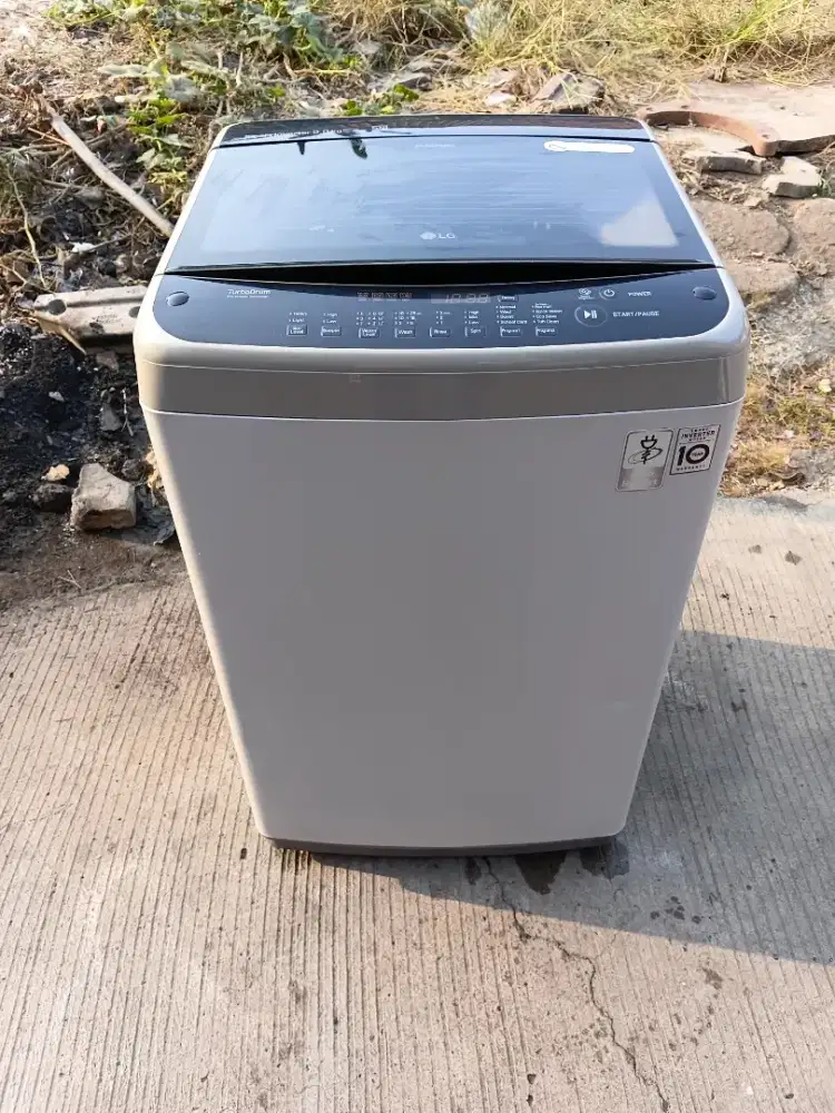 Mesin cuci LG smart inverter 9kg normal siap pakai