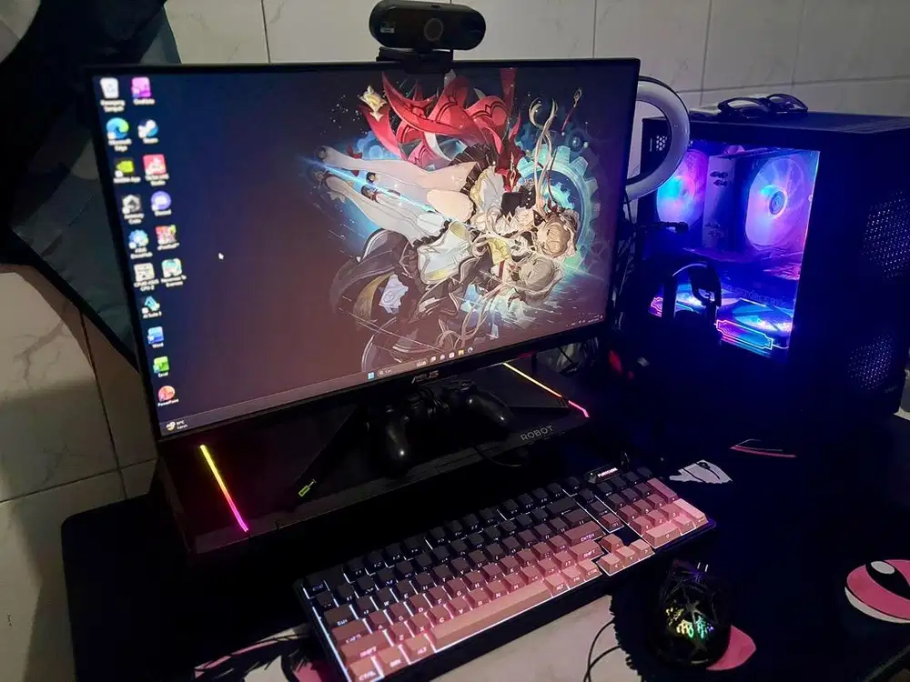 PC GAMING RYZEN 7 8700F RTX 5050 + MONITOR ASUS TUF 240HZ
